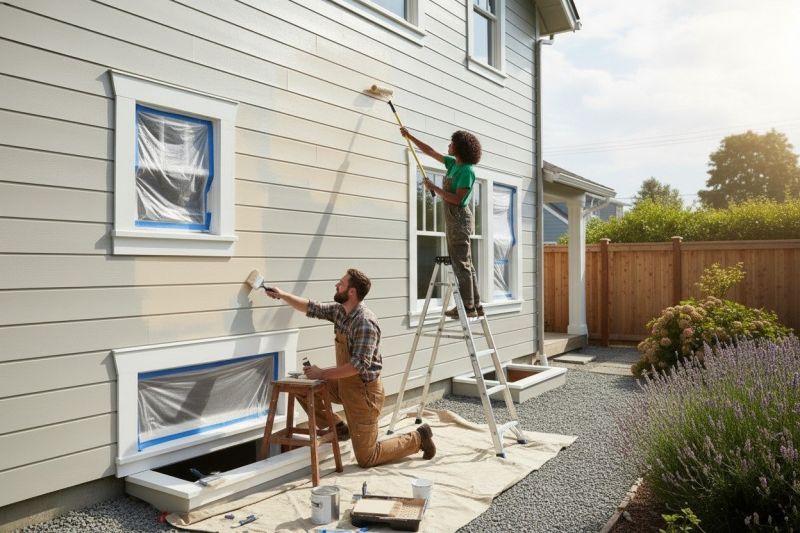 Outdoor Home Painting in Alpharetta, GA